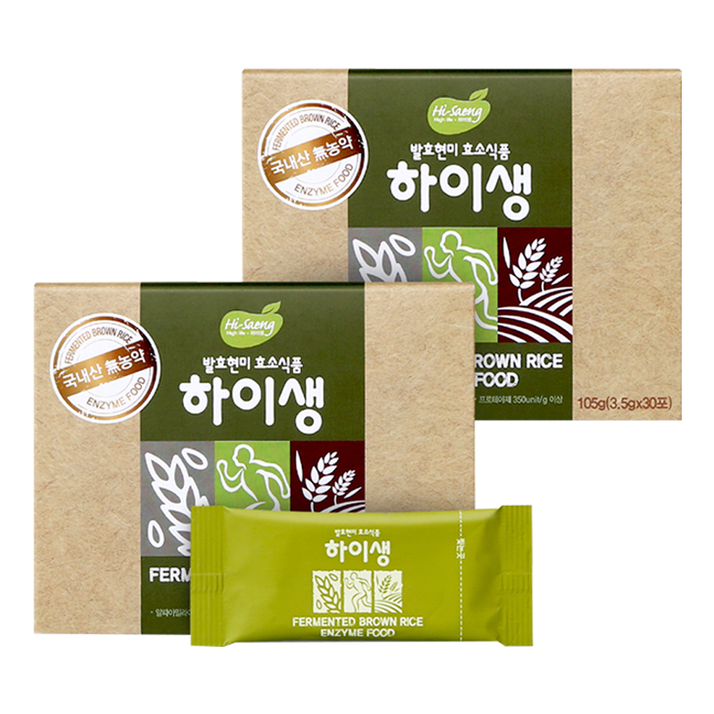 생생하이생 하이생 60포 발효 현미 효소 분말 선물세트 - 상세 이미지 2