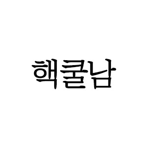 핵쿨남 스토어 로고