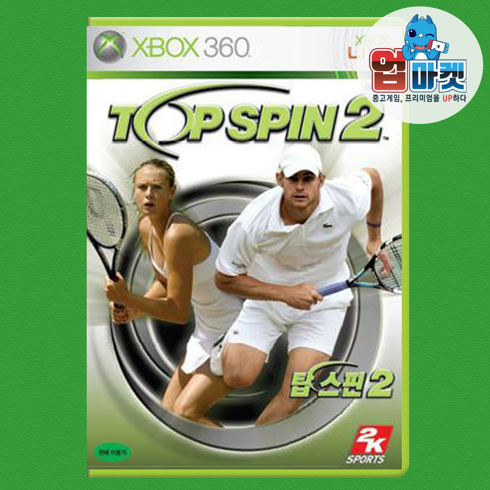XBOX360 탑스핀2 국내정발 영어 중고 CD - 상품 이미지