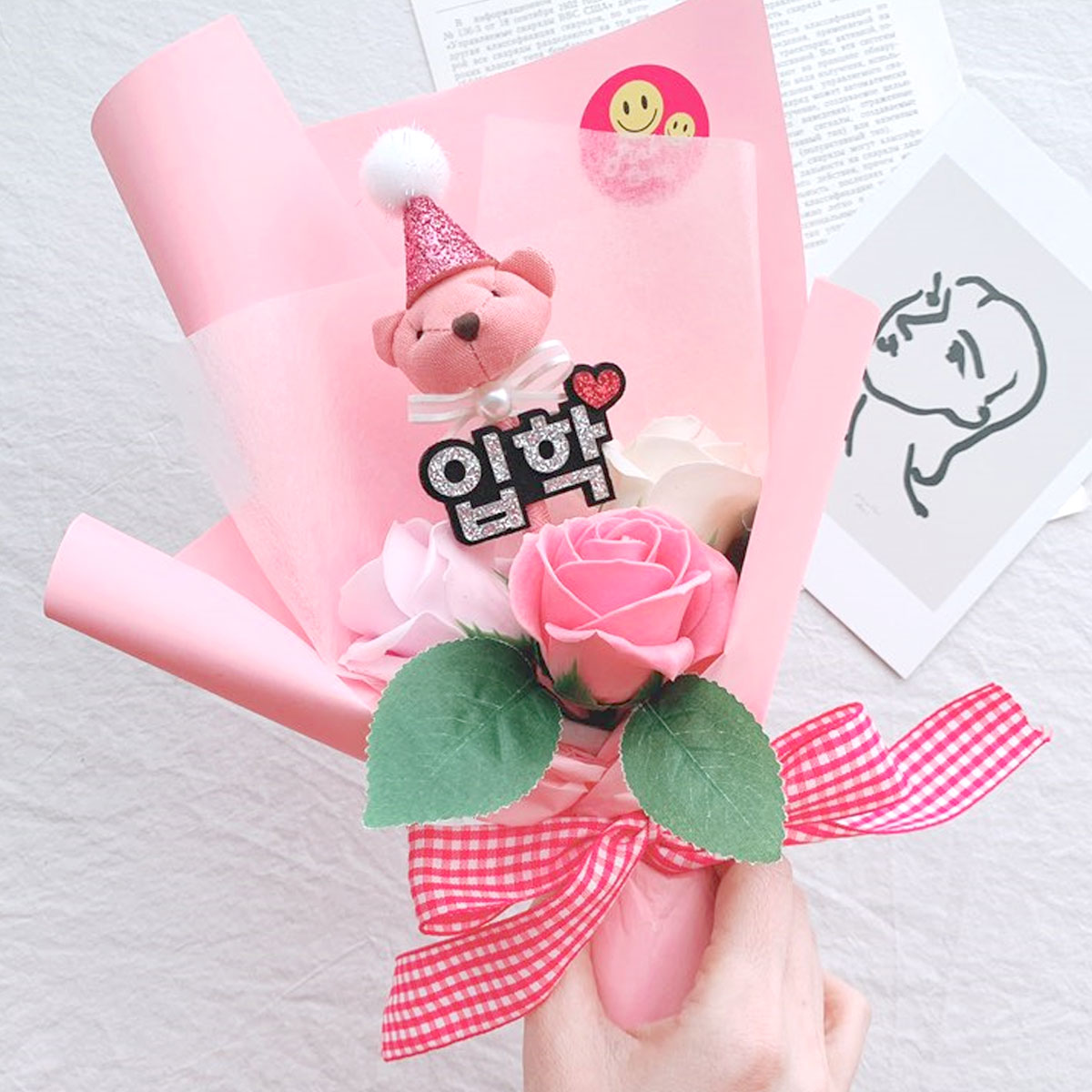 [무료배송] 입학축하 미니꽃다발 생일꽃다발 - 상세 이미지 2