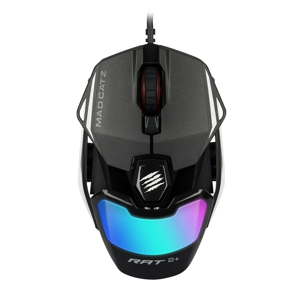 매드캣츠 MADCATZ RAT 2 PLUS 게이밍 마우스 블랙 - 상품 이미지
