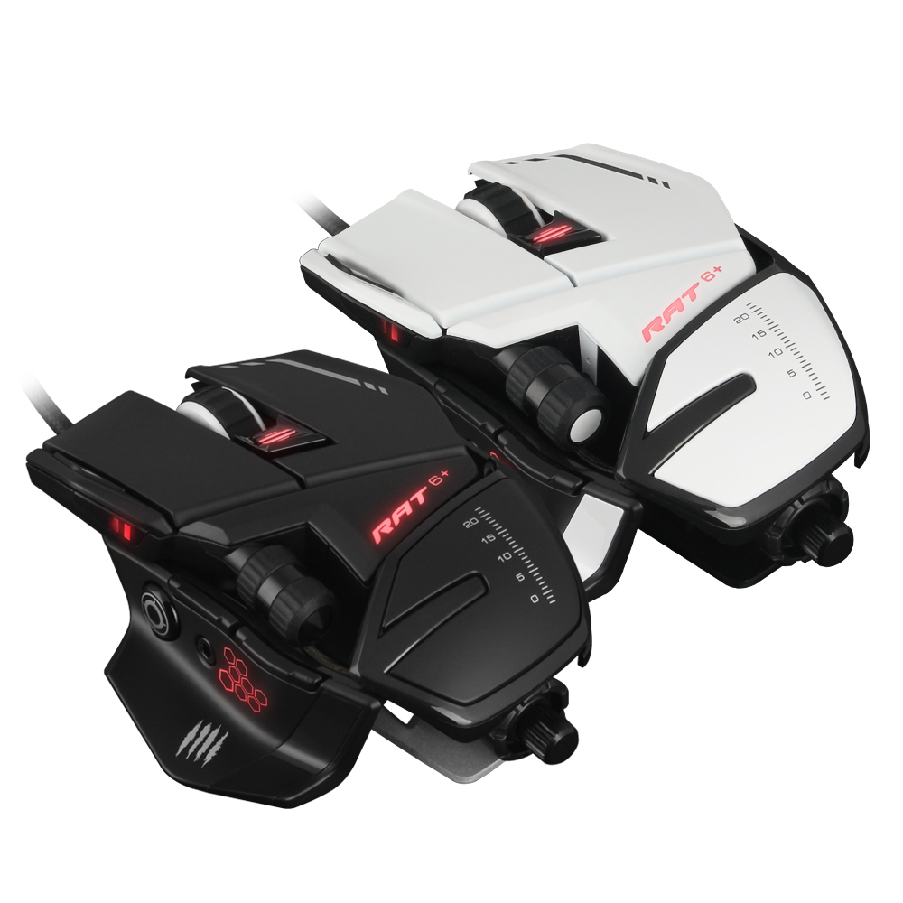 매드캣츠 MADCATZ RAT 6 PLUS 게이밍 마우스 블랙 - 상세 이미지 4