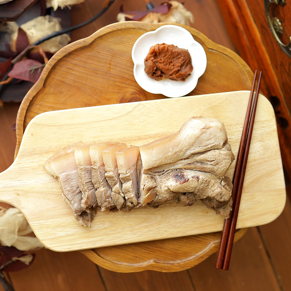 양산맛집 한돈 앞다리살 통수육 보쌈 캠핑고기400g 이미지 2