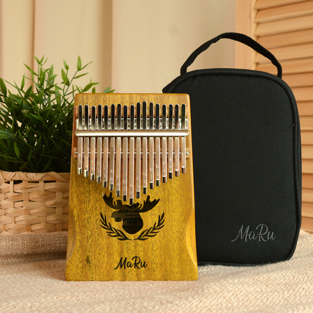 마루 칼림바 코아 17음계 원목칼림바 카림바 고급폼케이스