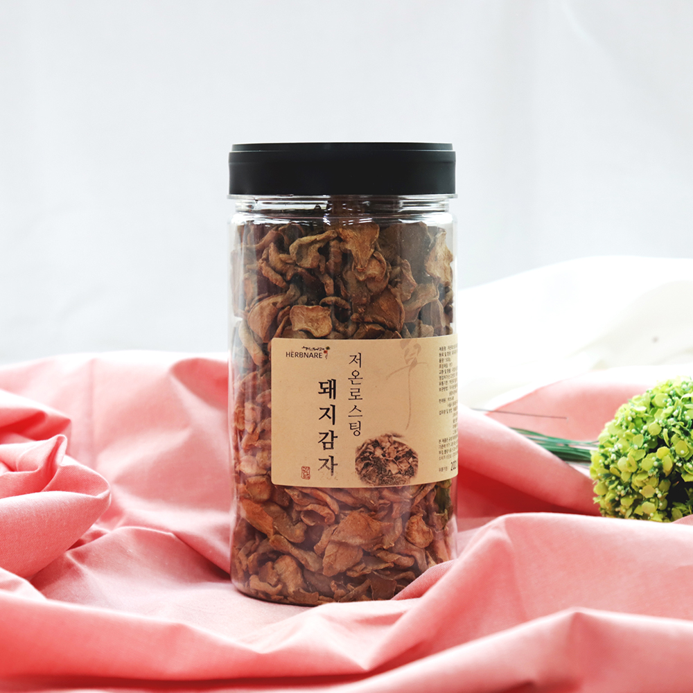 볶은 돼지감자차 500g 용기포장 뚱딴지 저온로스팅 국산 - 상품 이미지