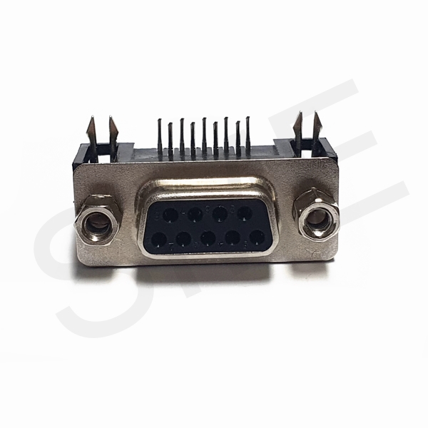 DS03-09F D-Sub 커넥터 기판용 FEMALE 앵글 타입 2열 9PIN : 커넥터 > 커넥터