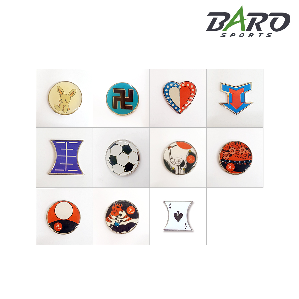 [BARO] 디자인 자석 클립 골프 볼마커 모음전 - 상세 이미지 2