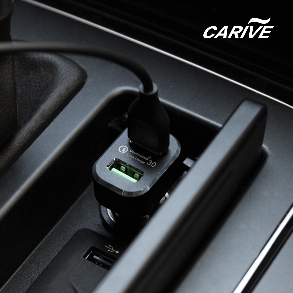 카리브 고품질 고급 디자인 QC3.0 USB 2포트 고속 차량용 시거잭 충전기 이미지 7