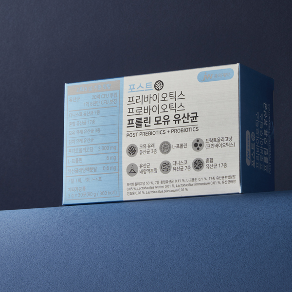 JW중외제약 포스트 프리바이오틱스 프로바이오틱스 프롤린 모유 유산균 30포, 6개 - 상세 이미지 3