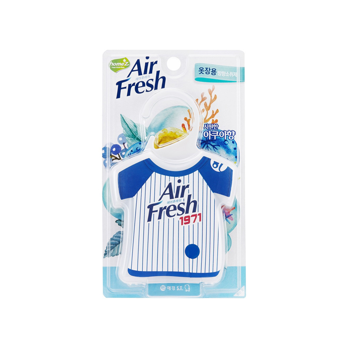 홈즈 에어후레쉬 옷장용 탈취제 방향소취제 아쿠아 향 32g