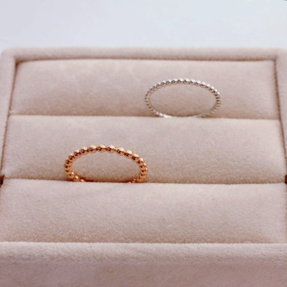 14K 여성 베이직 볼 1.5mm 2mm 데일리 골드 금 반지 - 상세 이미지 2