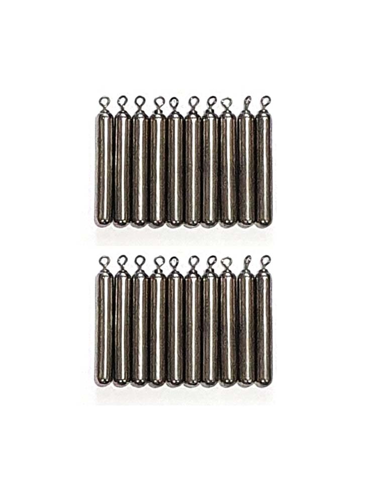 UST 텅스텐 일자 싱커 덕용 봉돌 루어낚시 대용량 1/4oz(20개입) - 상품 이미지