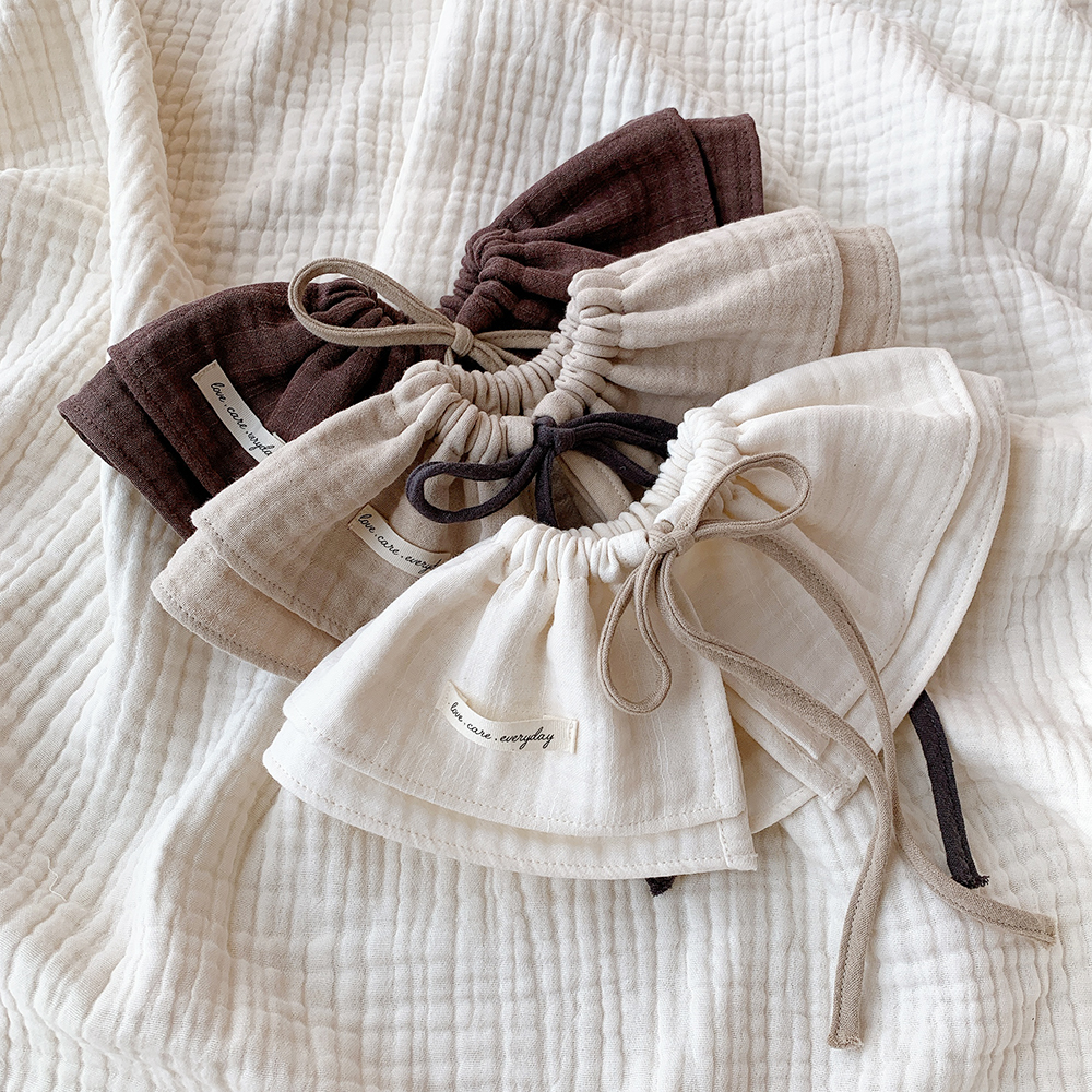 마롤로뜨 아기 턱받이 유아 신생아 면 아기침받이