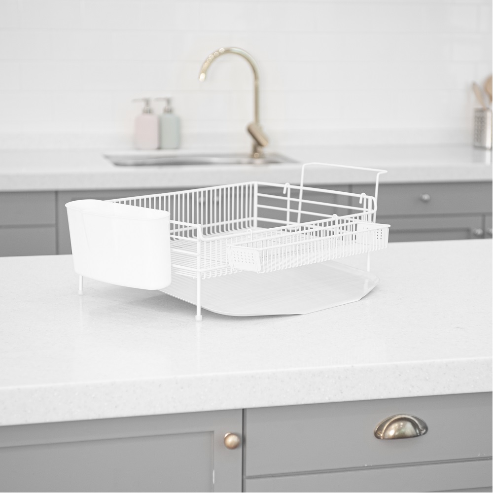 벨리체 올스텐 올칼라 식기건조대 대형1단 자동물빠짐