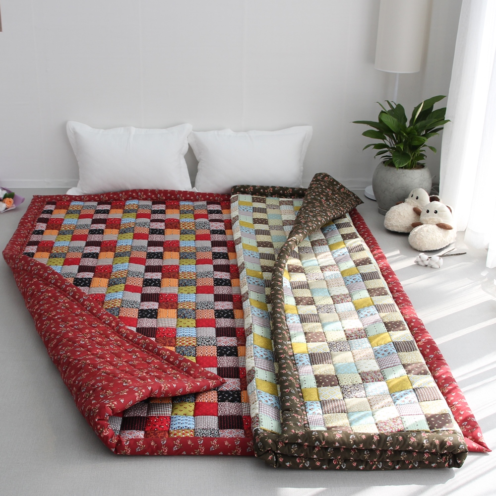 순면 통통 퀼팅 손누빔 폭신한 특대형 카페트 170×220