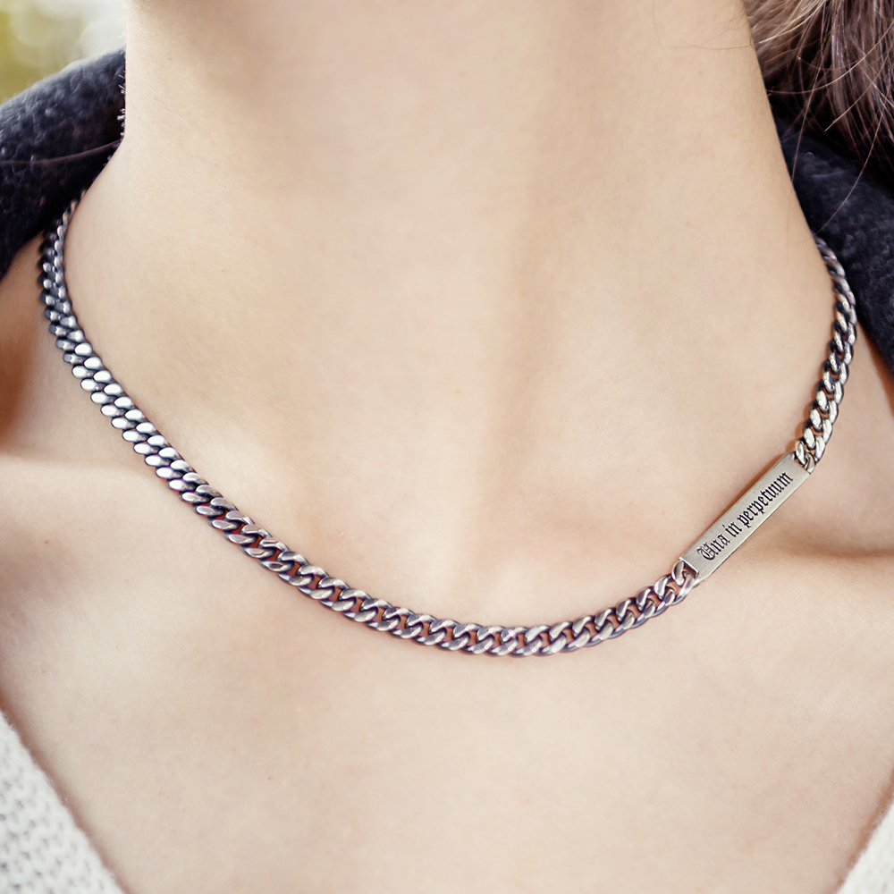 925실버체인목걸이 순은necklace 남자은목걸이 줄 - 상세 이미지 2