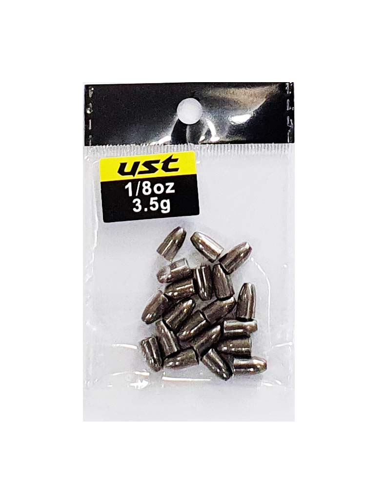 UST 텅스텐 총알싱커덕용 봉돌 루어낚시 1/4oz(20개입) - 상세 이미지 2