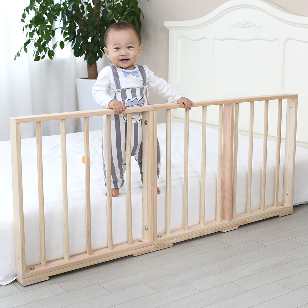 원목 아기침대가드 유아 침대안전가드 낙상방지 소나무 600