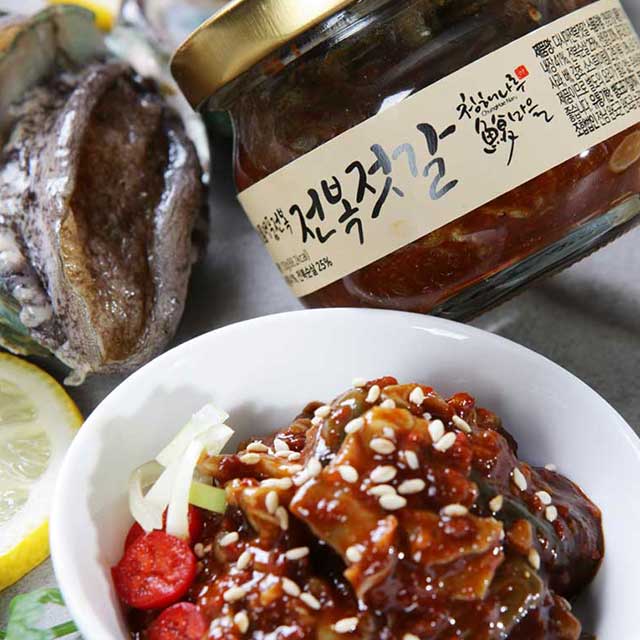전남완도 다시마전복으로 만든 반찬 전복젓갈 100g x3병 - 상세 이미지 2
