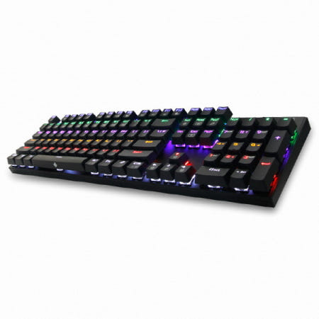 앱코 HACKER K640 축교환 기계식 게이밍 키보드 블랙 (적축)