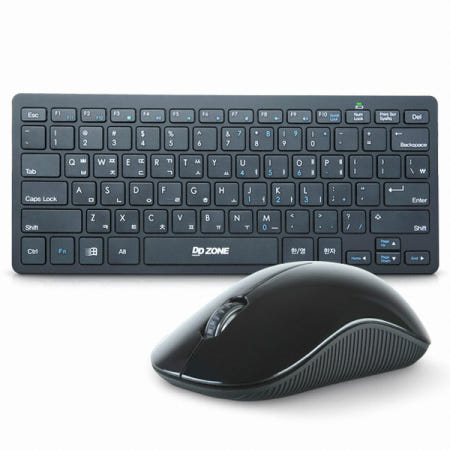 DDZONE DMK-1300M 미니 무선키보드 마우스 세트 블랙