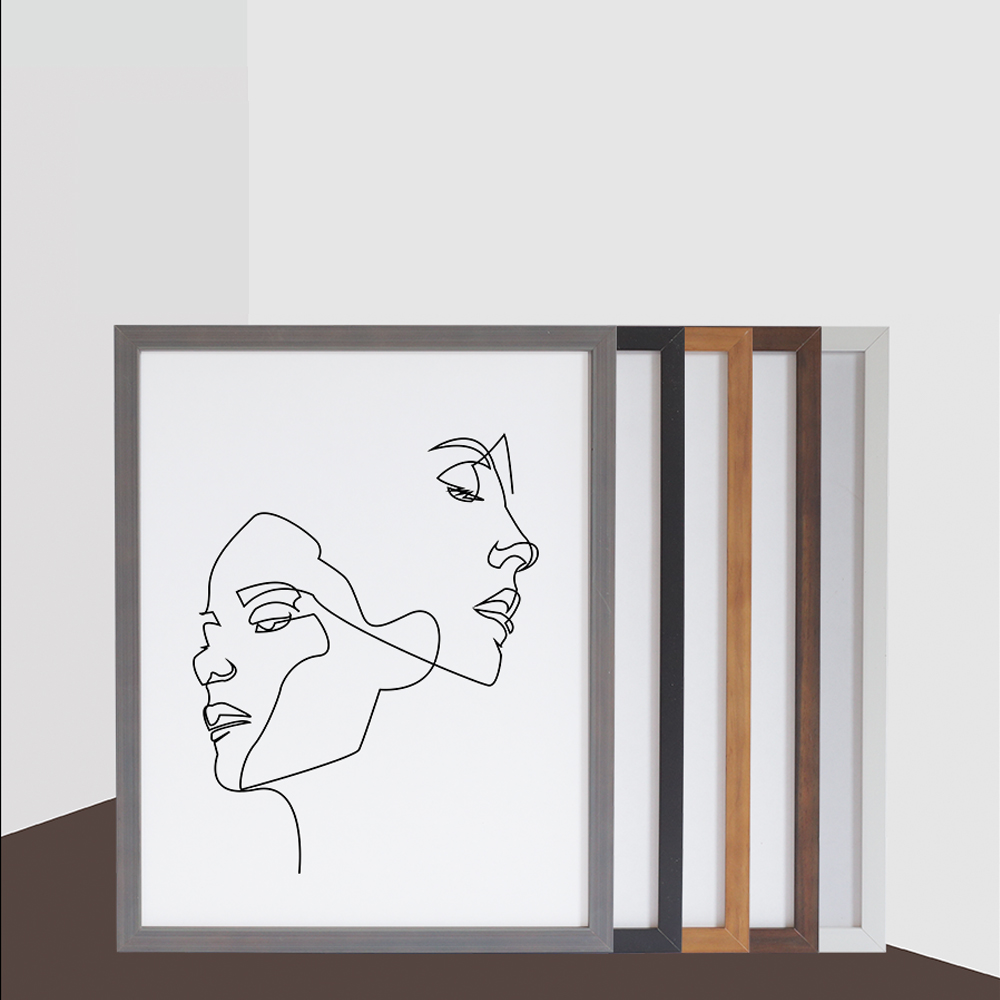 아크릴 원목 액자 웨딩 틀 프레임 우드 주문제작 뉴송프리미엄 오크 a3 사이즈