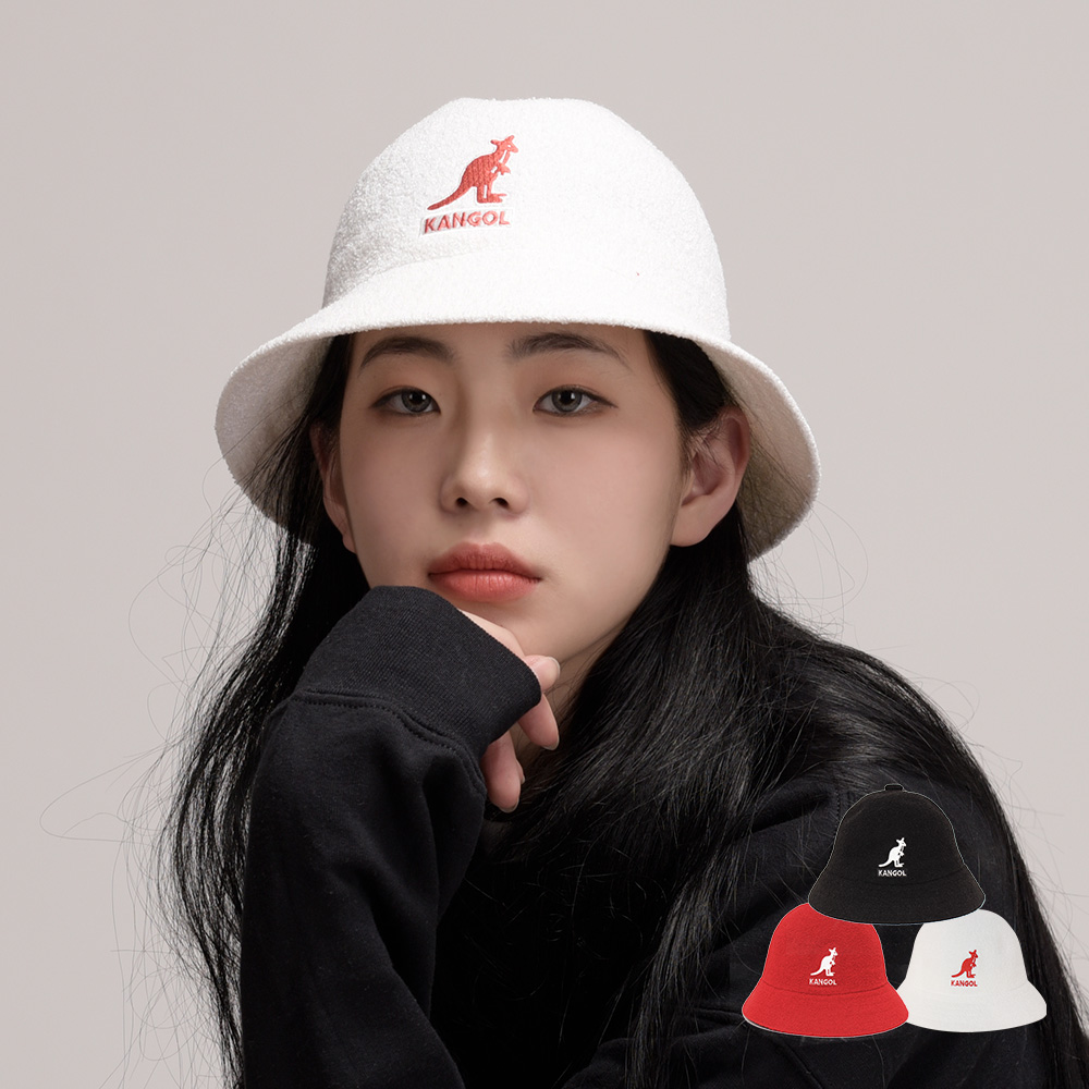 캉골 빅로고 버킷햇 벙거지 모자 K3407 - 상품 이미지