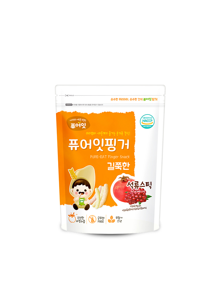 퓨어잇 핑거 길쭉한 석류스틱 아이과자 간식 - 상세 이미지 3