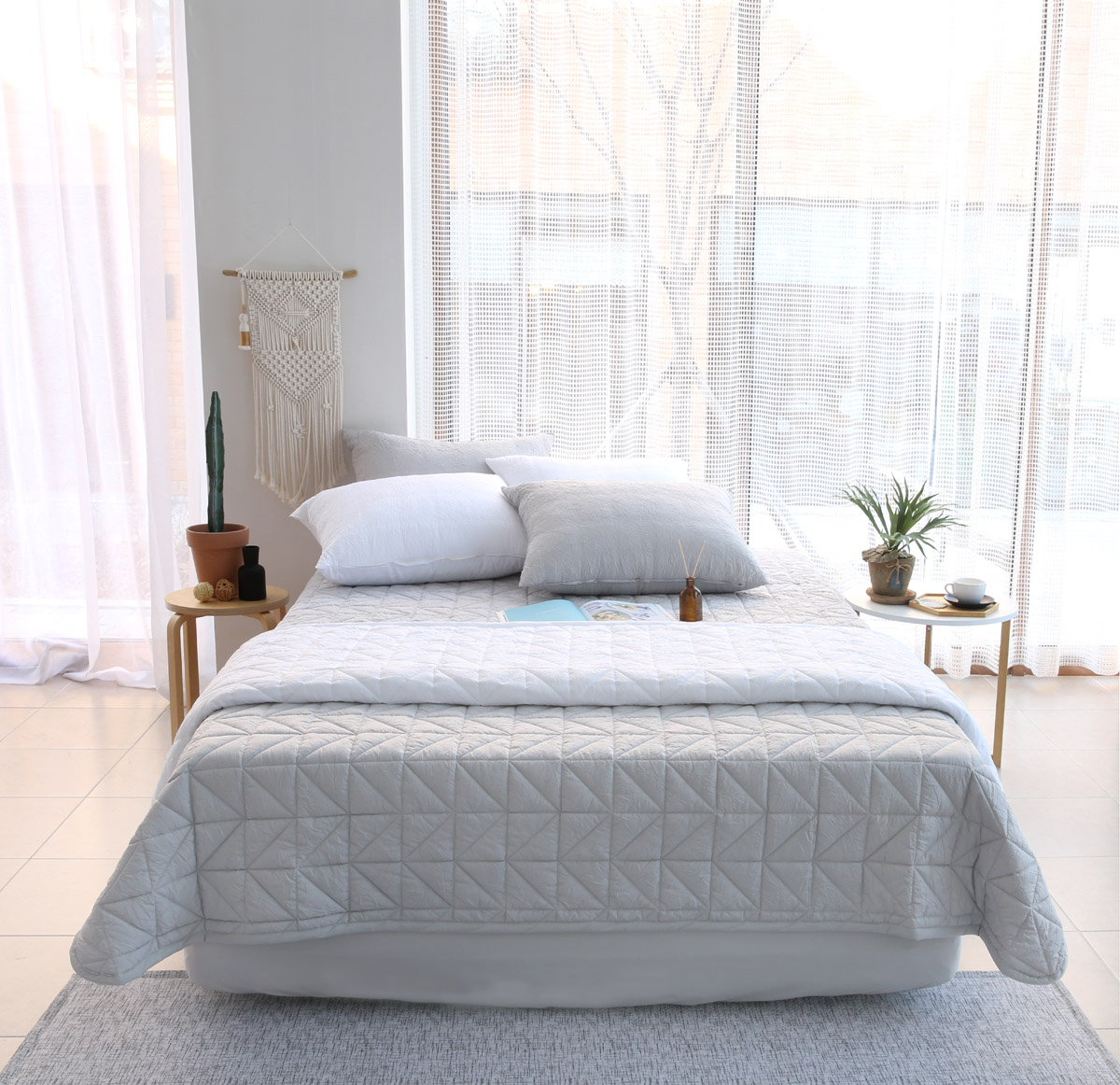 패밀리침대패드 이불패드 알러지케어 크리즈 라지킹 스프레드