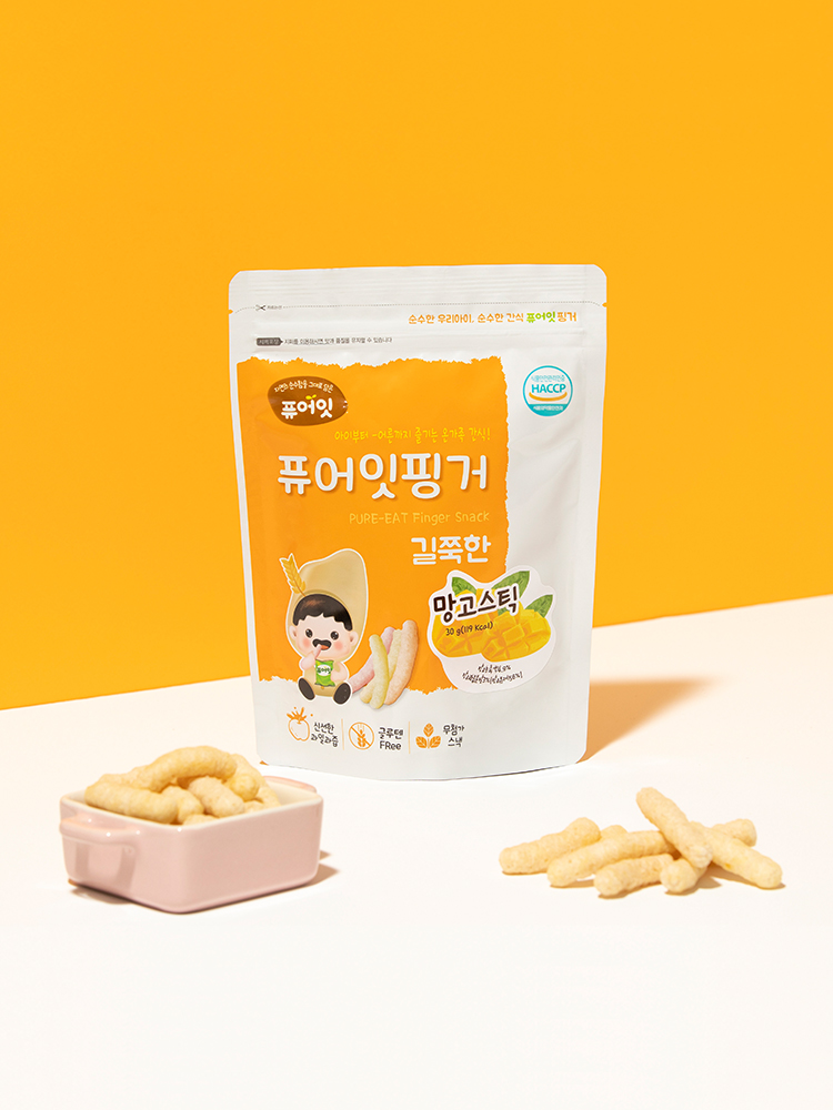 퓨어잇 핑거 길쭉한 망고스틱 아이과자 간식