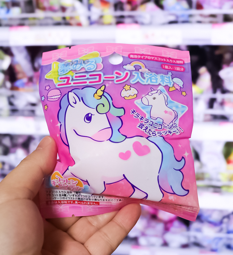 유니콘 바스볼 마스코트 입욕제 1개입 솜사탕향 55g - 욕실/입욕용품 - 하카타몰