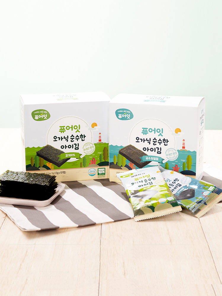 퓨어잇 오가닉 순수한 아이김 김100% 유기농 아기반찬 - 상세 이미지 4