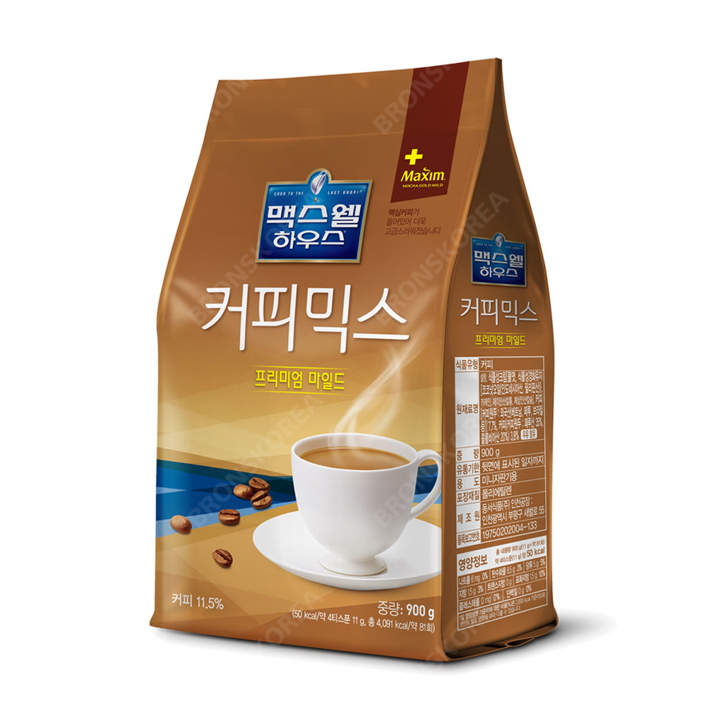 동서 맥스웰 프리미엄 마일드 커피믹스 900g // : 브론스코리아