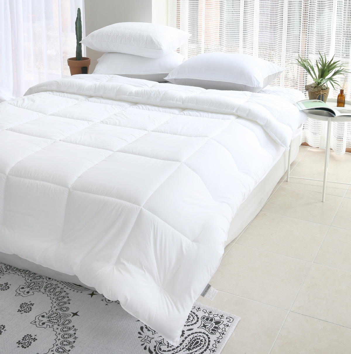엠시베딩 마이크로화이바 이불솜 간절기 사계절 이불솜 알러지케어 세탁가능 SS