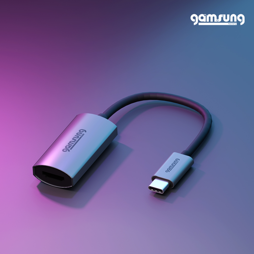 C to HDMI 어댑터 4K UHD 스마트폰 미러링 MHL 0.15m 감성공장 이미지 6