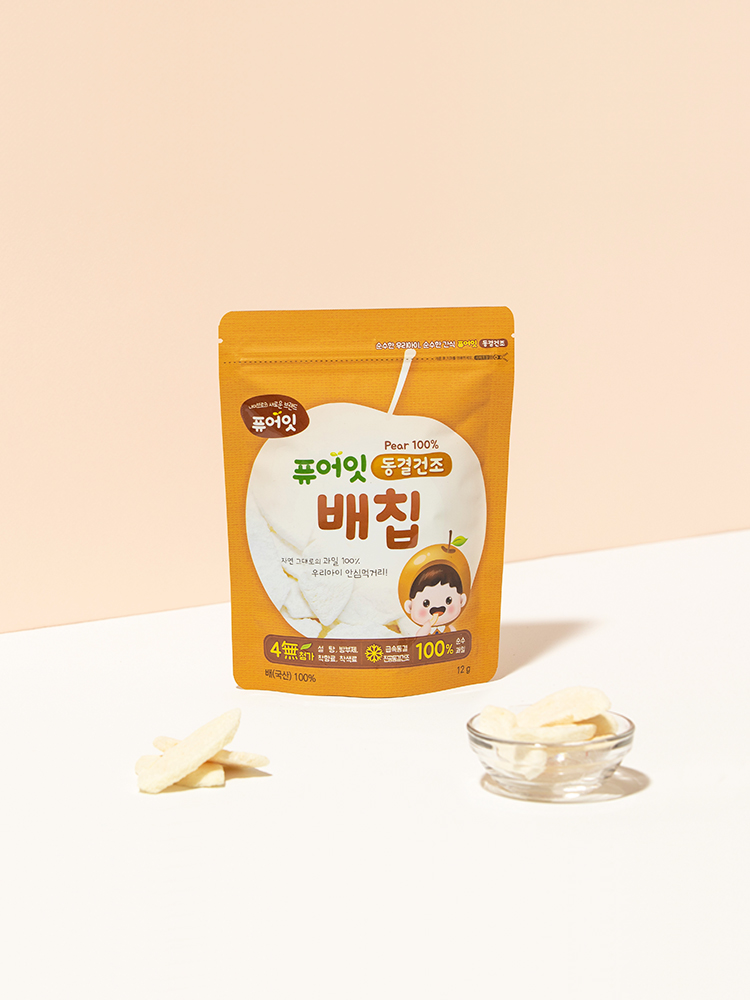 퓨어잇 동결건조 배칩 아이과자 과일100% 간식