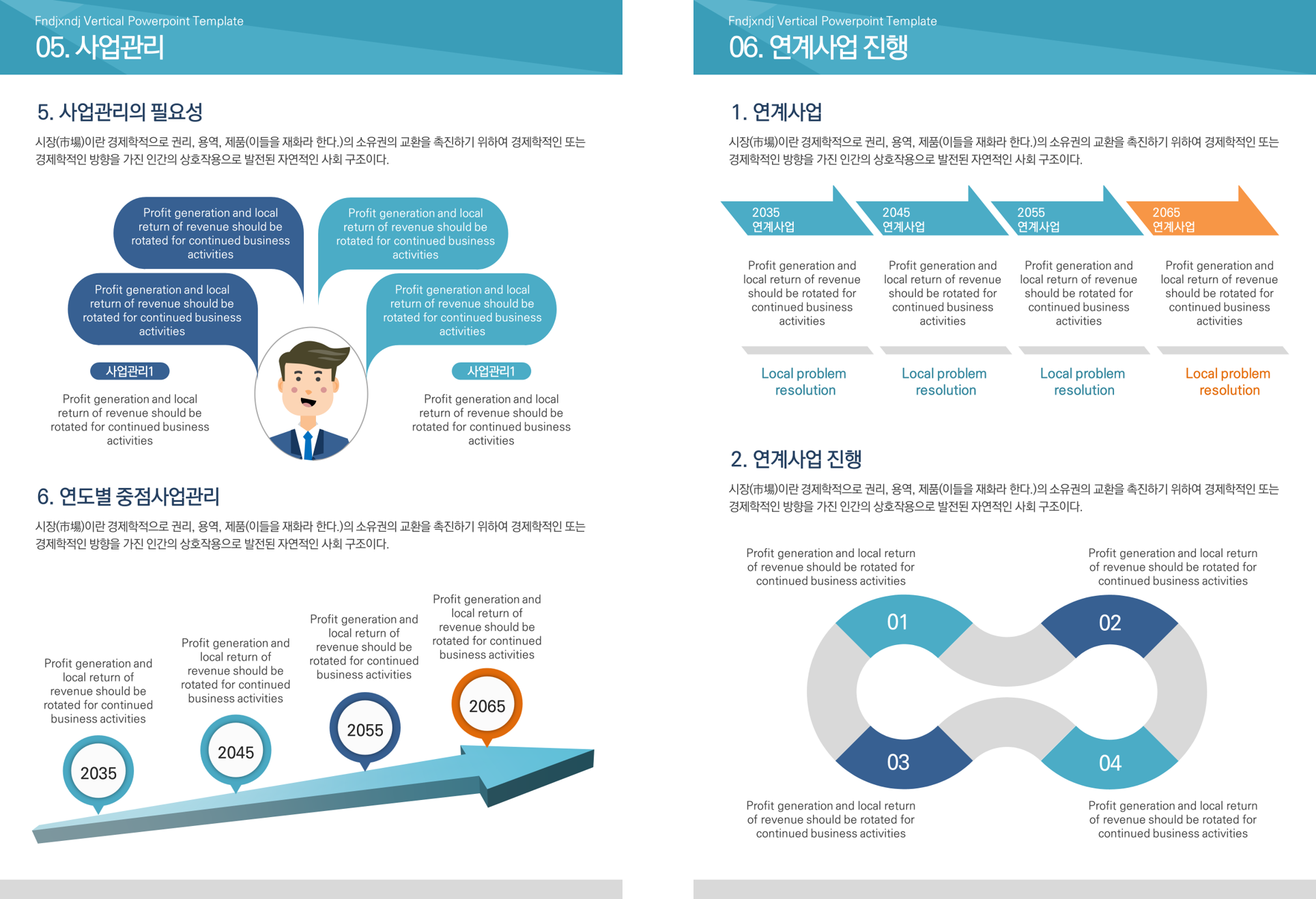 330 제안서 보고서용 세로형 ppt 템플릿-기획서 보고서 마케팅 영업안 등 이미지 8