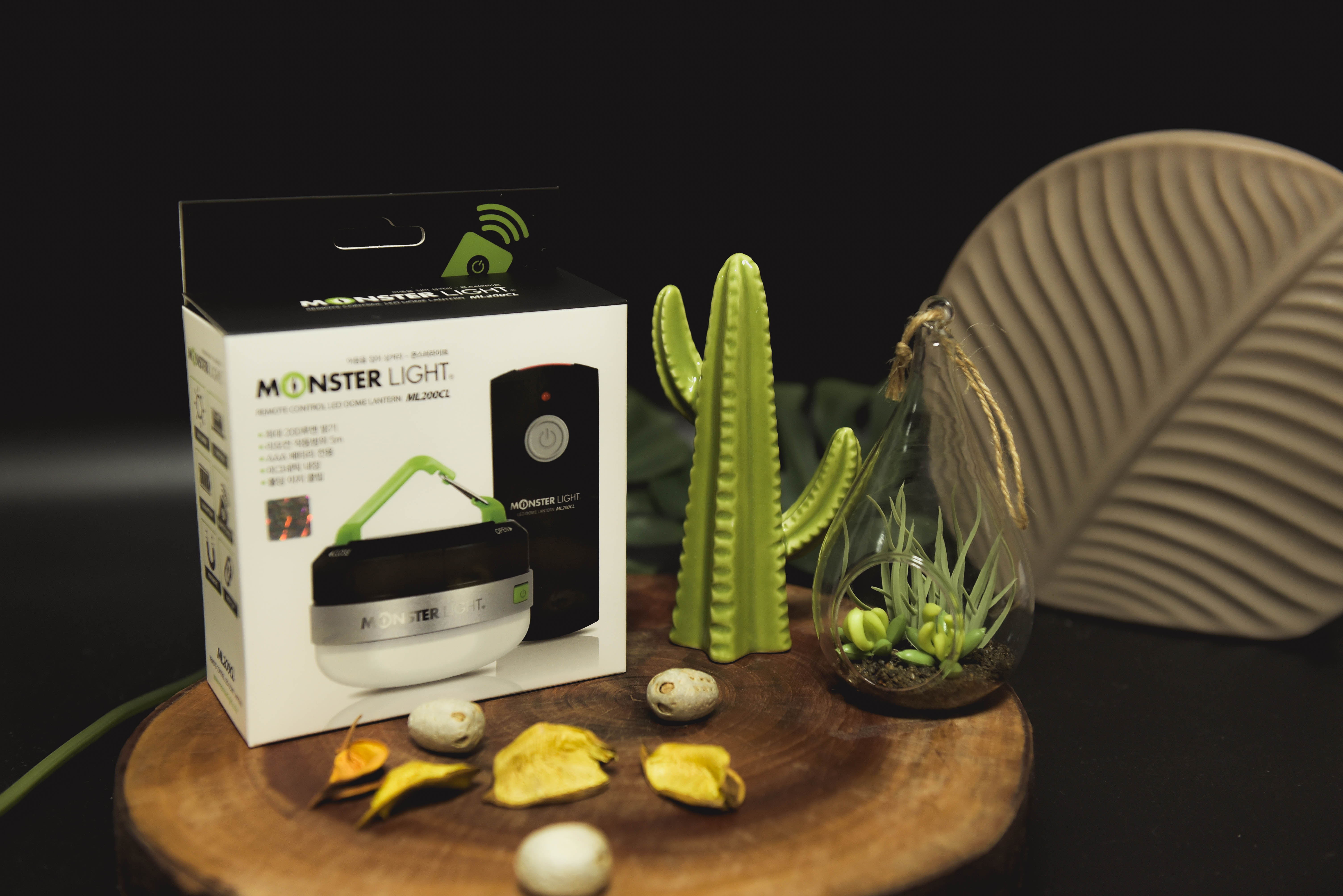 몬스터라이트 돔랜턴 단품 무선리모컨 LED 텐트실내등 캠핑조명 난방텐트 캠핑랜턴