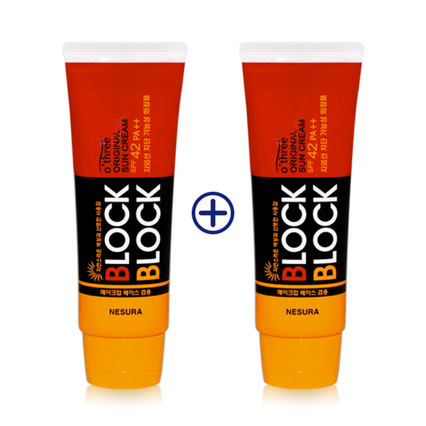 오뜨리 블록 앤 블록 오리지널 선크림 80g X 2개 : 동화코스메틱