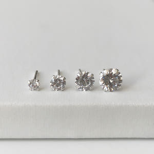 (무배/실버925) all silver 4size 베이직 큐빅 은귀걸이(... 솔직 후기 | 실사용자 리뷰 분석 - 상품 이미지 3