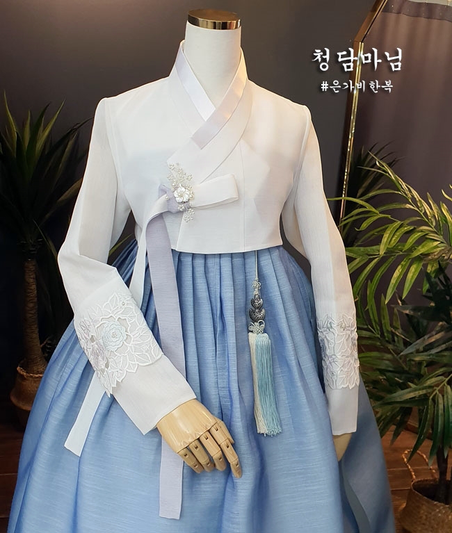 한복대여 은가비한복 청담마님 결혼식 여자 하객 혼주 가족 대여점 이미지 3
