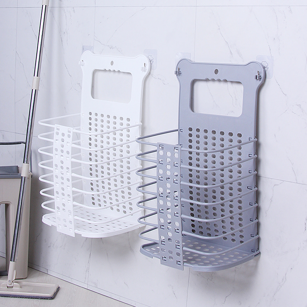 접이식 Up 수납바구니 다용도 벽걸이 이동식 빨래통 세탁바구니 위키아울렛