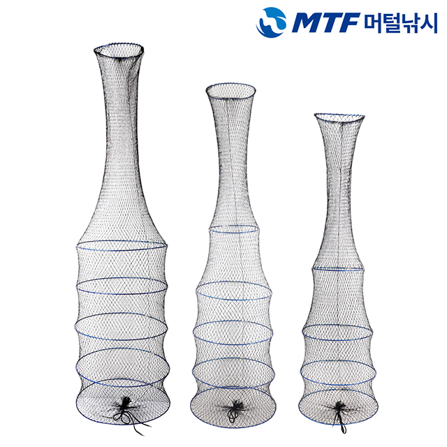 MTF 프리미엄 와이어 민물 살림망 3단 4단 5단 케이스포함 - 메인 이미지