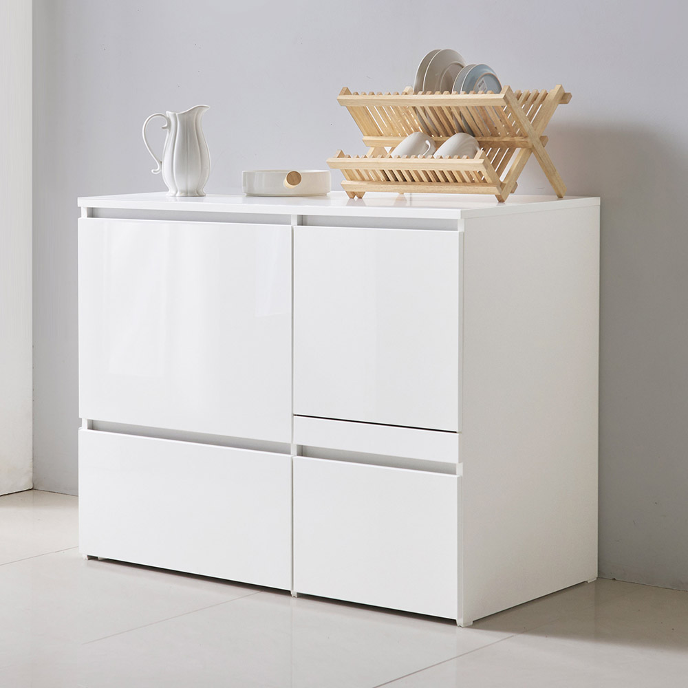 E0자재 RZ8541 광파오븐렌지대 쿠커 주방수납장 렌지대