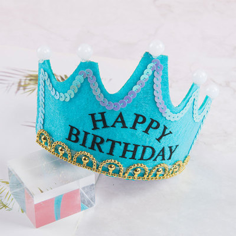[브로키] 생일왕관 생일파티용품 머리띠 홈파티