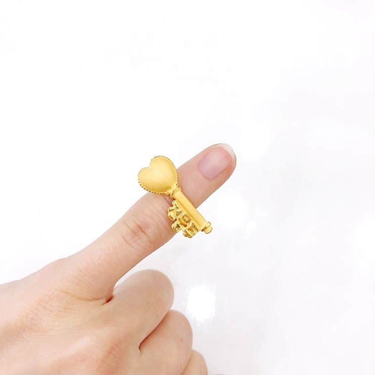 24k반지 하트 건물주 아기반지 돌반지 3.75g