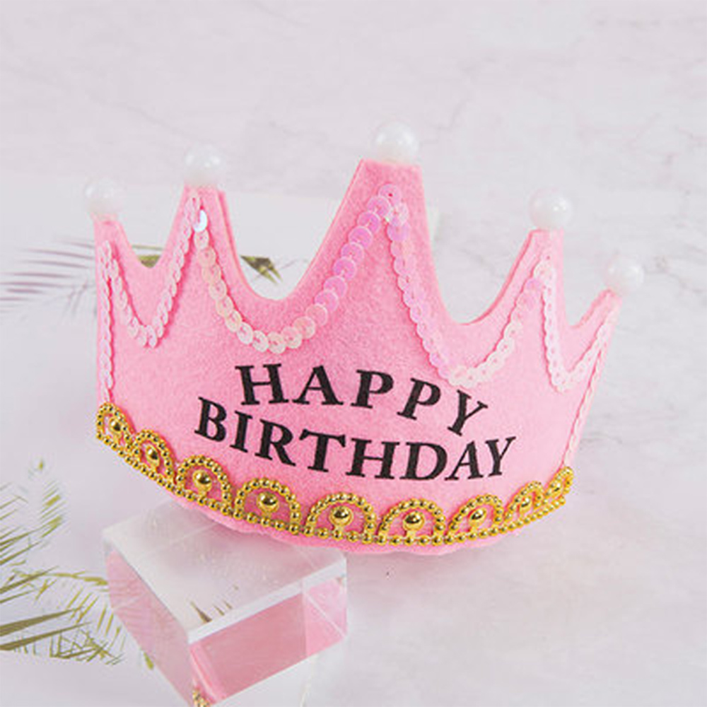 [브로키] 생일왕관 생일파티용품 머리띠 홈파티