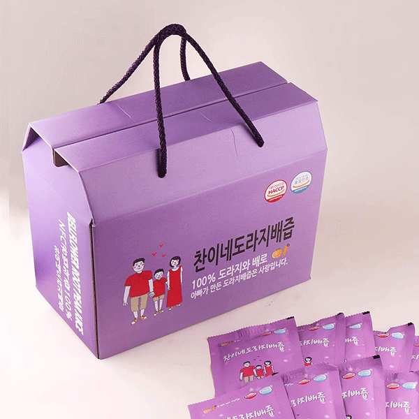 국내산 무첨가 찬이네도라지배즙 100ml 50포 - 상세 이미지 5