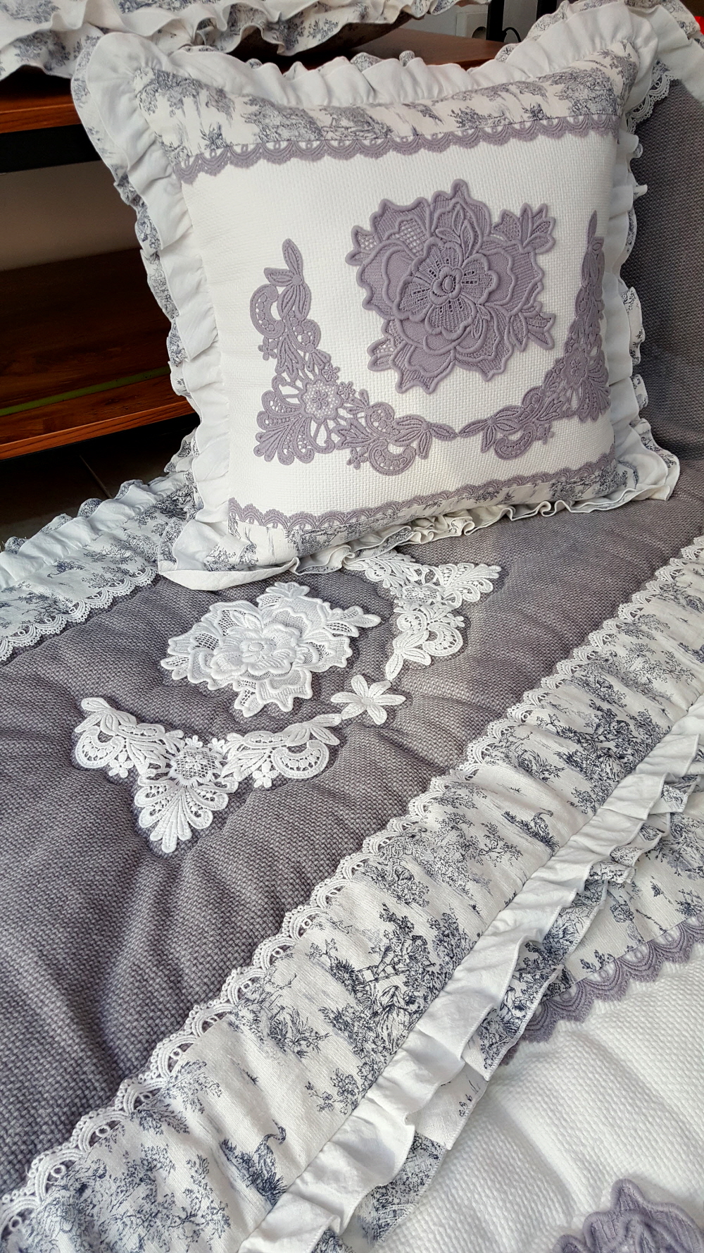 프렌치뜨왈 쇼파패드 4인용 3인용 돌쇼파패드 소파덮개 맞춤 제작