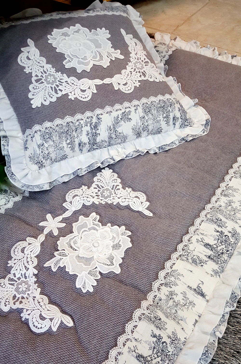 프렌치뜨왈 쇼파패드 4인용 3인용 돌쇼파패드 소파덮개 맞춤 제작